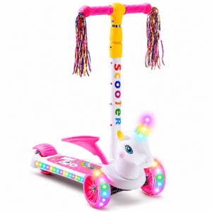 Scooter Infantil Unicornio con Luces LED y Sonidos