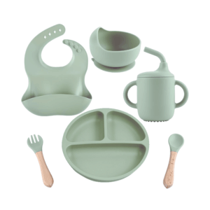 Set de alimentación en silicona para bebés