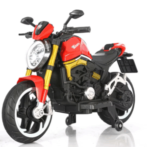 Moto eléctrica Monster para niños de 12V4,5A con velocidad máxima de 8Km/h, acelerador pedal