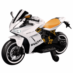 Moto eléctrica Penigale para niños de 6V7A, con velocidad máxima de 10Km/h, acelerador pedal