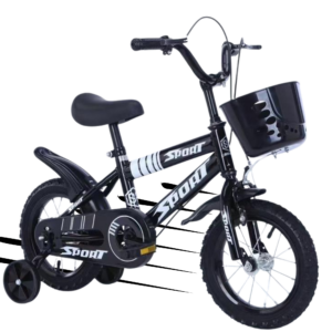 Bicicleta para niños de 14 pulgadas, con ruedas de entrenamiento, para niños de 2 a 6 años, varios colores