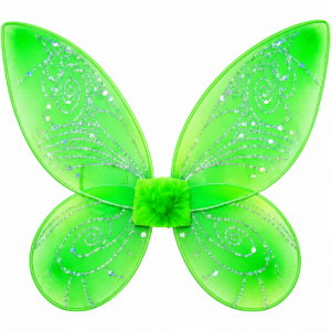 Alas de Hada o Mariposa Verdes para Disfraz Infantil – 63 x 48 cm