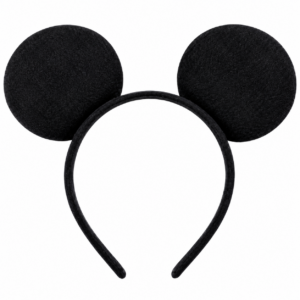 Diadema de Orejas de Ratón Negras – Accesorio para Disfraz